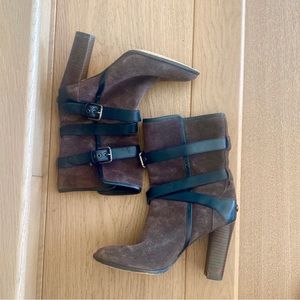 Vintage Coach Heeled Booties - 6